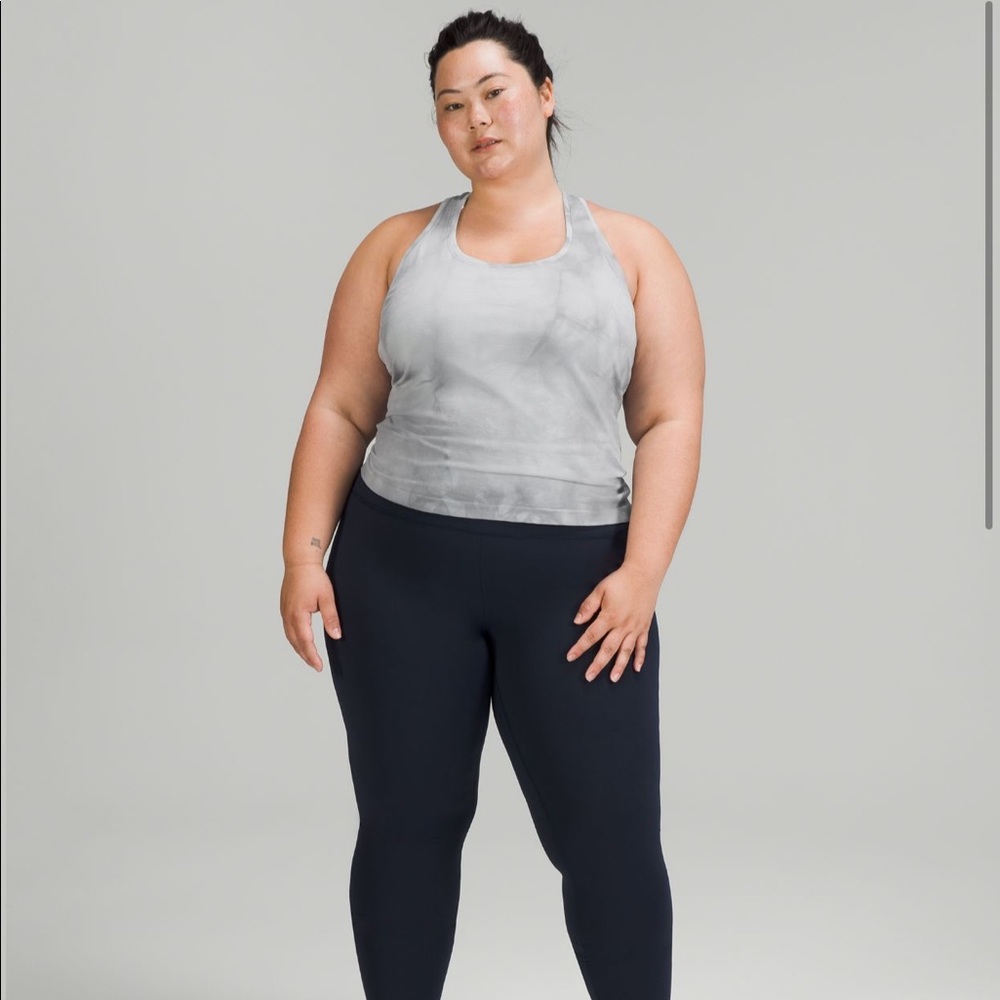 Swiftly tech racerback tank *race length marble dye rhino grey 6 lululemon nwt - Picture 8 of 13